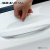 SEAMETAL 8PCS Universal Car Door Handle Bowl Scratch Protective Stickers Transparent Car Handle Anti-collision Protection Strip