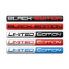 Car Accessories 3D Aluminum LIMITED EDITION Emblem Badge Car Stickers Decal For Audi Honda Opel Toyota Mercedes Mazda Motorcycle