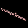 G216 15*2.3CM Passenger princess car stickers funny creative stickers for car rearview mirrors