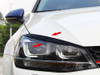 Auto Headlight Trim Lamp Eyebrow Headlight Cover Trim Decoration for Volkswagen VW Golf 7 MK7 GTI Accessories
