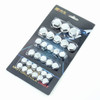 30pcs 0.8cm/1cm/1.2cm/1.4cm Motorcycle Screw Set Decorative Caps Nut Covers Motorcycle Modification Accessories for Yamaha Honda