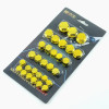 30pcs 0.8cm/1cm/1.2cm/1.4cm Motorcycle Screw Set Decorative Caps Nut Covers Motorcycle Modification Accessories for Yamaha Honda