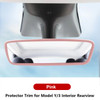 for Tesla Model 3 Y 2023 GPS Screen Frame Cover Silicone Central Control Screen Interior Rearview Mirror Protector Trim Strip