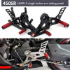 for CFMOTO 450 SR 450SR 450sr 450 sr 2022 2023 New Motorcycle Accessories CNC Aluminum Foot Pegs Pedals Rest Rearset Footpegs