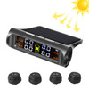 TPMS Solar Power Car Tire Pressure Monitoring System Auto Security Alarm Tyre Pressure Sensors Temperature Warning