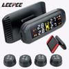 Solar TPMS Tire Pressure Monitoring System Temperature Warning Car Tyre Pressure Tester 4 Sensors Diagnostic Tools Cartronics