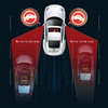 Universal Car Blind Spot Monitoring System 24G Millimeter Wave Sensor Bsm Blind Spot Monitoring Driving Assistance Lane Change