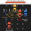 Universal Car Blind Spot Monitoring System 24G Millimeter Wave Sensor Bsm Blind Spot Monitoring Driving Assistance Lane Change