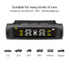 4 Sensors Car TPMS Tyre Pressure Monitoring System Solar Powered Digital LCD Display Auto Security Alarm Tester Automotive Test