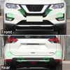 ZJCGO Parking Sensor Kit Car Parktronic Backlight Reverse Radar Monitor System for Nissan X-Trail Rogue T32 2013~2020