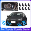 For Toyota Corolla Sedan 2019 2020 2021 2022 2023 Original Display Car Parking Sensor screen display Reversing Parking System