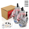 Universal Carburetor For PWK 28 30 32 34 mm 2T 4T For Keihin Mikuni Carburador With Power Jet For Yamaha Suzuki Honda 75cc-250cc