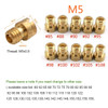 Pack of 10 Pieces 4mm 5mm Main Jet M4 M5 for GY6 50cc 139QMB PZ19 Keihin OKO KOSO PWK Mikuni Keihin Carburetor
