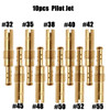 10pcs Pilot Jet Slow Jet for Motorcycle GY6 Carburetor PWK Keihin PE CVK FCR PWM PJ CBR CR N424-21 OKO CVK Injector Nozzle 10pcs Pilot Jet Slow Jet for Motorcycle GY6 Carburetor PWK Keihin PE CVK FCR PWM PJ CBR CR N424-21 OKO CVK Injector Nozzle