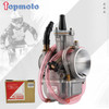 NEW Universal Motocross PWK 24 26 28 30 32 34mm For Keihin Carburetor With Power Jet For 2T 4T ATV Quad Go Kart Buggy 75-250cc