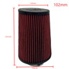 102mm 89mm 76mm Intake Air Filter 3 Inch Short Long Universal High Flow Air Filters Racing Performance Mushroom Head K＆n 14084-2