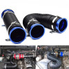 New 1Pcs 76MM Car Cold Air Turbo Intake Inlet Pipe Adjustable Flexible Duct Tube Hose Cold Feed Duct Pipe