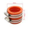 Motorcycle Carburetor Adapter Interface Rubber Inlet Pipe Intake For Koso KSR OKO Keihin Maikuni PE TM PZ 33 35 40 45mm