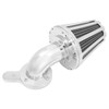 Motorcycle CNC Air Filter Intake Cleaner System Chrome For Harley Dyna Touring Softail Breakout Street Road Glide Fatboy Limited Motorcycle CNC Air Filter Intake Cleaner System Chrome For Harley Dyna Touring Softail Breakout Street Road Glide Fatboy Limited