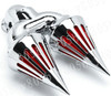 Chrome Motorcycle Spike Intake Air Cleaner Kits For Fit Touring Custom Applications