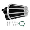 Motorcycle Air Cleaner Intake Filter Chrome For Harley Softail Slim FLSL 107 2018-2021 Touring Street Glide Road King 2017-2021