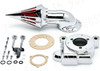 Chrome Motorcycle Spike Intake Air Cleaner Kits For Fit Street Glide FLHX 2014-2015