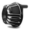 Black CNC edge cut air intakes For harley touring FLHX FLHR FLHT FLTR 2017-2022,air cleaners For harley Softail fatboy 2018-2022