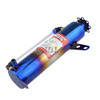 Universal Radiator Coolant Cooling Burnt Blue Aluminum Catch Tank Overflow Reservoir 500ML Cylindrical