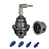 RESO--Universal Adjustable Fuel Pressure Regulator Type-S With Gauge And Instruction With logo