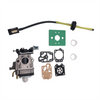 15mm Carburetor Kit For Brushcutter 43cc 49cc 52cc Brush Cutter with Seal Hose Spark Plug Petrol Filter Replacement Parts