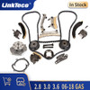 Engine Timing Chain Set Water Oil Pump Set Kit 2.8 3.0 3.6 L T GAS For BUICK CADILLAC CHEVROLET PONTIAC GMC SAAB SATURN SUZUKI