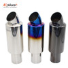 Car Motorcycle Styling Exhaust System Muffler Tail Pipe Tip Universal High Quality Stainless Steel ID 51mm 63mm