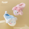 Sanrio Plush Slippers Women My Melody Kawaii Anime Cinnamoroll Cotton Shoes Flat Autumn Winter Keep Warm Non-Slip Cute Girl Gift