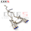 CEES Titanium Valved Sport Exhaust System For BMW M3/M4 G80/G82 3.0T 2019-2023 Valvetronic Catback Exhaust pipe