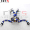 CEES Catback Exhaust Downpipe For Mclaren 540/540C 3.8 2015+ Car Exhaust System Titanium Exhaust Pipe and Downpipe