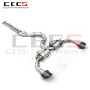 CEES Stainless Steel Catback Exhaust For Audi RS3/TTRS 2.5T 2017-2023 High quality muffler exhaust systems