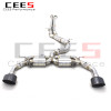 CEES Stainless Steel Catback Exhaust For Audi RS3/TTRS 2.5T 2017-2023 High quality muffler exhaust systems