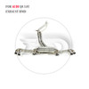 HMD Stainless Steel Exhaust System Performance Catback for Audi Q8 3.0T Single Pipe Version Muffler With Valve