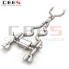 CEES Performance Catback For BMW M3 E90/E92/E93 4.0L 2008-2013 Exhaust Pipe Muffler Racing Valved Exhaust Systems