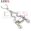 CEES Performance Catback For BMW M3 E90/E92/E93 4.0L 2008-2013 Exhaust Pipe Muffler Racing Valved Exhaust Systems