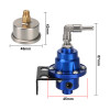 Adjustable Fuel Pressure Regulator with Gauge Kit 7 Colors Aluminum Vehicle Refitting Fuel Supercharger