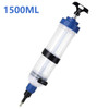 200/500/1500ML Car Oil Fluid Extractor Filling Syringe Bottle Transfer Fuel Extraction Liquid Oil Auto Manual Brake Oil Pump
