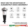 Front Rear Air Suspension Shock Absorber Struts For 2013-2020 Mercedes-Benz S-Class/Maybach W222 w/AIRMATIC & ADS,w/o 4MATIC New