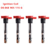 1/2/3/4PCSCar Ignition Coil For VW Jetta Golf Passat Tiguan CC For Audi A3/4/5/6/7/8 TT Q3/5 R8 OEM 06E905115 ABCDE 07K905715F