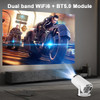 Transpeed Projector 4k Android 11 Dual Wifi6 200 Ansi Allwinner H713