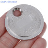 Hot Sale 1pc Coin- Type 0.6-2.4mm Spark Plug Gap Gauge Measurement Tool Range Spark Plug Gage Caliber Measuring Tool