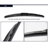 Car Wiper Blade Universal U Hook Type 14"16"17"18"19"20"21"22"24"26" Windscreen Windshield Rubber Hybrid Auto Wipers Accessories