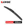 Car Wiper Blade Universal U Hook Type 14"16"17"18"19"20"21"22"24"26" Windscreen Windshield Rubber Hybrid Auto Wipers Accessories