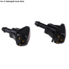 2 Pcs Auto Car Plastic Windshield Washer Wiper Water Spray Nozzle Vehicle Car Accessories