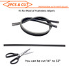 2PCS 35cm To 80cm Car Wiper Rubber Refill Blade Soft Insert Strip DIY Can Be Cut Windshield Wiper Replacement Parts 26" 32"